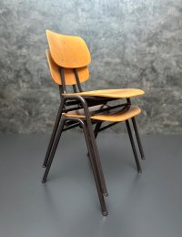 Stapelstühle Vintage Stuhl Retro Stühle Gastro Bistro Cafe Bar - Bild 8