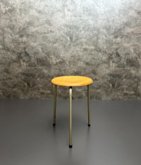 Seltener Dreibein Hocker Original Vintage Hocker Industrie Café - Bild 2