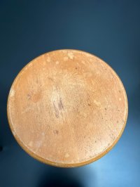 Seltener Dreibein Hocker Original Vintage Hocker Industrie Café - Bild 11