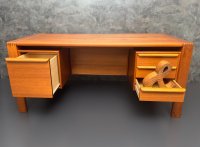 Dänischer Schreibtisch GV Møbler Teak 60er Mid-Century Vintage - Bild 6