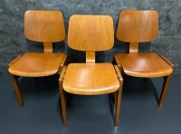 200 x Vintage Stühle Gastro Holzstühle Mid Century Egon Eiermann - Bild 13