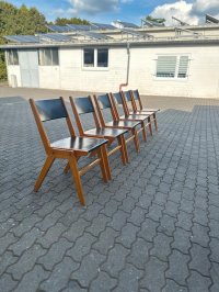 Holzstühle Vintage Stuhl Retro Stapelstühle Bauhaus Stühle Modern - Bild 12