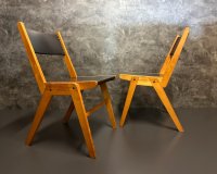 Holzstühle Vintage Stuhl Retro Stapelstühle Bauhaus Stühle Modern - Bild 5
