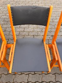 Holzstühle Vintage Stuhl Retro Stapelstühle Bauhaus Stühle Modern - Bild 15