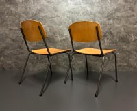 Vintage Stühle Retro Stapelstühle Gastro Bistro Stühle Industrie - Bild 5