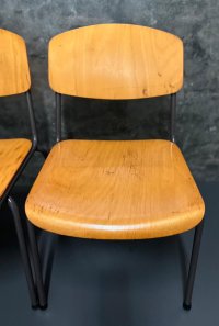 Vintage Stühle Retro Stapelstühle Gastro Bistro Stühle Industrie - Bild 10