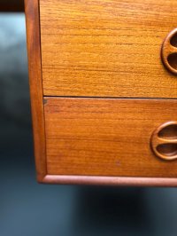 Dänischer Mid-Century Schreibtisch Arne Vodder Teak Vintage Büro - Bild 12