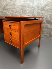 Dänischer Mid-Century Schreibtisch Arne Vodder Teak Vintage Büro - Bild 4