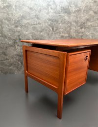 Dänischer Mid-Century Schreibtisch Arne Vodder Teak Vintage Büro - Bild 5