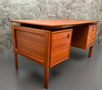 Dänischer Mid-Century Schreibtisch Arne Vodder Teak Vintage Büro - Bild 6