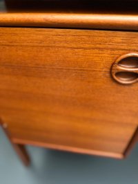 Dänischer Mid-Century Schreibtisch Arne Vodder Teak Vintage Büro - Bild 16