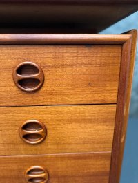 Dänischer Mid-Century Schreibtisch Arne Vodder Teak Vintage Büro - Bild 10