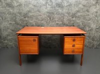 Dänischer Mid-Century Schreibtisch Arne Vodder Teak Vintage Büro - Bild 18