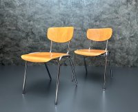 Robuste Stapelstühle Gebrauchte Stühle Vintage Design Loft Stuhl - Bild 4