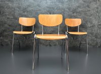 Robuste Stapelstühle Gebrauchte Stühle Vintage Design Loft Stuhl - Bild 11
