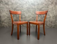 2 x Frankfurter Stühle Holzstühle Küchenstühle 60er Mid Century - Bild 4