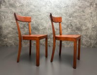 2 x Frankfurter Stühle Holzstühle Küchenstühle 60er Mid Century - Bild 7