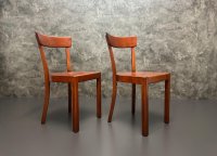 2 x Frankfurter Stühle Holzstühle Küchenstühle 60er Mid Century - Bild 1