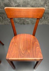 2 x Frankfurter Stühle Holzstühle Küchenstühle 60er Mid Century - Bild 8