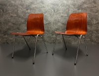 50x Stapelstühle Vintage Stuhl Retro Pagholz Stühle Gastro Bistro - Bild 2