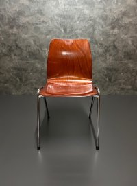 50x Stapelstühle Vintage Stuhl Retro Pagholz Stühle Gastro Bistro - Bild 7