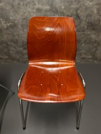 50x Stapelstühle Vintage Stuhl Retro Pagholz Stühle Gastro Bistro - Bild 9