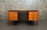 Arne Vodder Schreibtisch Teak 1960er Gasvig Møbler Danish Design - Bild 1
