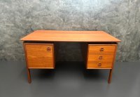 Arne Vodder Schreibtisch Teak 1960er Gasvig Møbler Danish Design - Bild 3