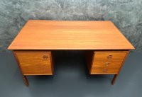 Arne Vodder Schreibtisch Teak 1960er Gasvig Møbler Danish Design - Bild 4