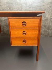 Arne Vodder Schreibtisch Teak 1960er Gasvig Møbler Danish Design - Bild 5