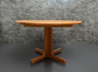 Vintage Holztisch rund ausziehbar Ø120 cm Esstisch Runder Tisch - Bild 2