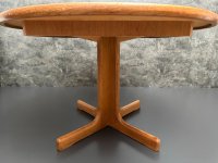 Vintage Holztisch rund ausziehbar Ø120 cm Esstisch Runder Tisch - Bild 4