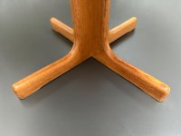 Vintage Holztisch rund ausziehbar Ø120 cm Esstisch Runder Tisch - Bild 5