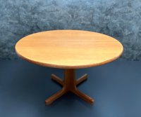 Vintage Holztisch rund ausziehbar Ø120 cm Esstisch Runder Tisch - Bild 10