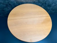 Vintage Holztisch rund ausziehbar Ø120 cm Esstisch Runder Tisch - Bild 11