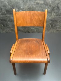 Original Vintage Holzstühle Stapelstühle Retro Stuhl Gastro Cafe - Bild 3