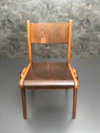 Original Vintage Holzstühle Stapelstühle Retro Stuhl Gastro Cafe - Bild 7