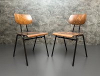 Stabile gebrauchte Stapelstühle Vintage Stühle Retro Stuhl Loft - Bild 5