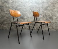 Stabile gebrauchte Stapelstühle Vintage Stühle Retro Stuhl Loft - Bild 6
