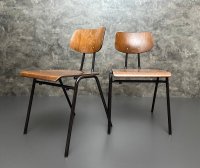 Stabile gebrauchte Stapelstühle Vintage Stühle Retro Stuhl Loft - Bild 8