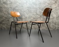 Stabile gebrauchte Stapelstühle Vintage Stühle Retro Stuhl Loft - Bild 7