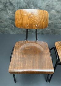 Stabile gebrauchte Stapelstühle Vintage Stühle Retro Stuhl Loft - Bild 10