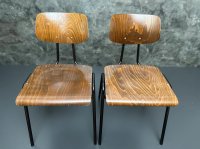 Stabile gebrauchte Stapelstühle Vintage Stühle Retro Stuhl Loft - Bild 9