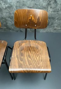 Stabile gebrauchte Stapelstühle Vintage Stühle Retro Stuhl Loft - Bild 11