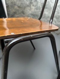 Stabile gebrauchte Stapelstühle Vintage Stühle Retro Stuhl Loft - Bild 12