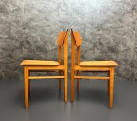 Vintage Holzstühle 60er Bauhaus Mid-Century Stühle Gastro Bistro - Bild 3