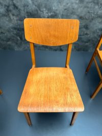 Vintage Holzstühle 60er Bauhaus Mid-Century Stühle Gastro Bistro - Bild 12