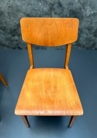 Vintage Holzstühle 60er Bauhaus Mid-Century Stühle Gastro Bistro - Bild 13