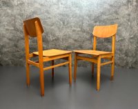 Vintage Holzstühle 60er Bauhaus Mid-Century Stühle Gastro Bistro - Bild 15