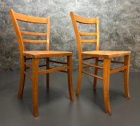 Holzstühle Vintage Retro Stühle Küchenstühle Mid Century Bauhaus - Bild 2